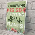 Funny Garden Sign Hanging Summer House Plaque Summer House Gift