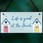 Beach Sign Nautical Theme Hanging Plaque Hot Tub Garden Sign