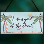 Beach Plaque Nautical Theme Hanging Plaque Hot Tub Garden