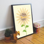 Nanny Gift Word Art Framed Print Birthday Xmas Nanny Gifts