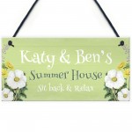 Personalised Summer House Sign Garden Sign Garden Shed Plaque