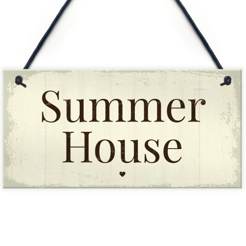 Summer House Plaque Garden Signs And Plaques Shed Decorations