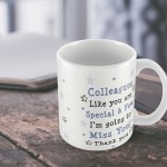 New Job Colleague Leaving Printed Mug Gift For Colleague Friend