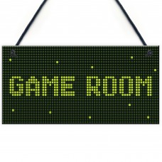 Game Room Sign Gamer Gift Boys Bedroom Decor Man Cave Sign