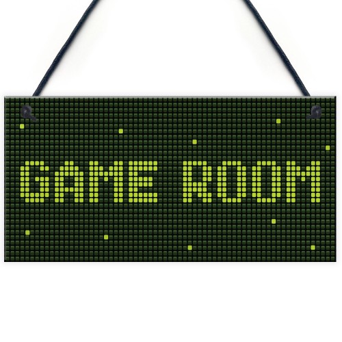 Game Room Sign Gamer Gift Boys Bedroom Decor Man Cave Sign
