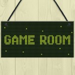 Game Room Sign Gamer Gift Boys Bedroom Decor Man Cave Sign