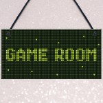 Game Room Sign Gamer Gift Boys Bedroom Decor Man Cave Sign