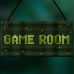 Game Room Sign Gamer Gift Boys Bedroom Decor Man Cave Sign