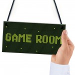 Game Room Sign Gamer Gift Boys Bedroom Decor Man Cave Sign