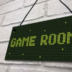 Game Room Sign Gamer Gift Boys Bedroom Decor Man Cave Sign