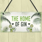 Gin Sign Funny Gin Gift Home Bar Sign For Garden Summer House