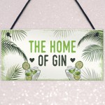 Gin Sign Funny Gin Gift Home Bar Sign For Garden Summer House