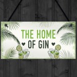 Gin Sign Funny Gin Gift Home Bar Sign For Garden Summer House