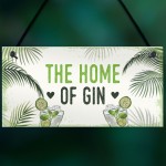 Gin Sign Funny Gin Gift Home Bar Sign For Garden Summer House