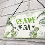 Gin Sign Funny Gin Gift Home Bar Sign For Garden Summer House