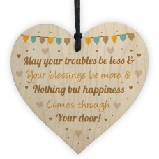 New Home Gift Plaque Troubles Be Less House Warming Gift