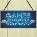 Gamer Gift Gaming Sign Man Cave Boys Bedroom Decor Boys Bedroom