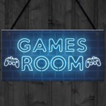 Gamer Gift Gaming Sign Man Cave Boys Bedroom Decor Boys Bedroom