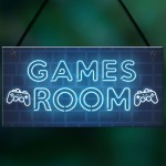 Gamer Gift Gaming Sign Man Cave Boys Bedroom Decor Boys Bedroom