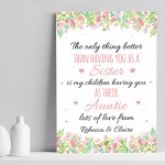 Personalised Auntie Gift Print Birthday Xmas Gift For Auntie