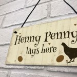 Novelty Chicken Sign Funny Chicken Coop Hen House Wall Gate Sign