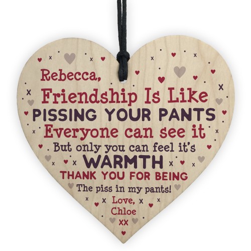 Best Friend Sign Personalised Friendship Gift Funny Thank You