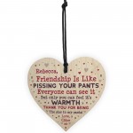 Best Friend Sign Personalised Friendship Gift Funny Thank You