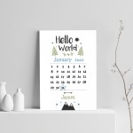 Newborn Baby Gift Baby Boy Girl Christening Gift Nursery Print 