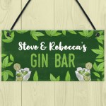 Gin Sign Personalised Gin Gift Bar Sign For Garden Summerhouse