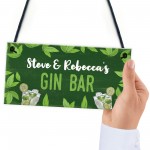 Gin Sign Personalised Gin Gift Bar Sign For Garden Summerhouse