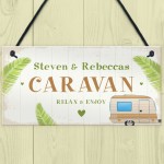 Caravan Sign Novelty Personalised Caravan Accessories Retirement