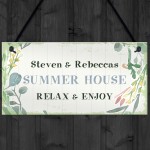 Summer House Personalised Summer House Accessories Garden Sign