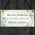 Summer House Personalised Summer House Accessories Garden Sign