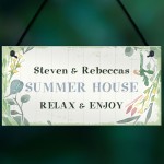 Summer House Personalised Summer House Accessories Garden Sign