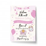 Newborn Baby Gift Baby Girl Christening Gift Print Nursery Decor