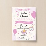 Newborn Baby Gift Baby Girl Christening Gift Print Nursery Decor