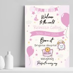 Newborn Baby Gift Baby Girl Christening Gift Print Nursery Decor