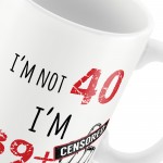 Funny 40th Birthday Gifts For Women Men Forty Party Mug Gifts