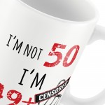 Funny 50th Birthday Gifts For Women Fifty Party Mug Friend Gift