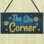 Gin Corner Gin Signs And Plaques Bar Pub Man Cave Accessories