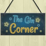 Gin Corner Gin Signs And Plaques Bar Pub Man Cave Accessories