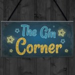 Gin Corner Gin Signs And Plaques Bar Pub Man Cave Accessories