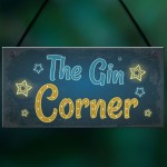 Gin Corner Gin Signs And Plaques Bar Pub Man Cave Accessories