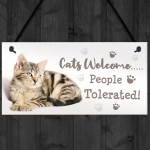 Cat Signs For Home Funny Hanging Cat House Sign Animal Cat Lover