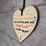 Wood Heart Gift For Colleague Friendship Gift Thank You Leaving