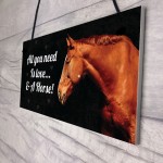 Horse Gift For Women Love & A Horse Plaque Gift For Horse Lover