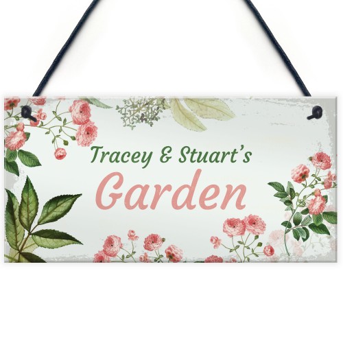 Personalised Sign For Garden Summer House Mum Nan And Grandad