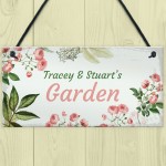 Personalised Sign For Garden Summer House Mum Nan And Grandad
