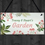 Personalised Sign For Garden Summer House Mum Nan And Grandad