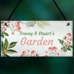 Personalised Sign For Garden Summer House Mum Nan And Grandad